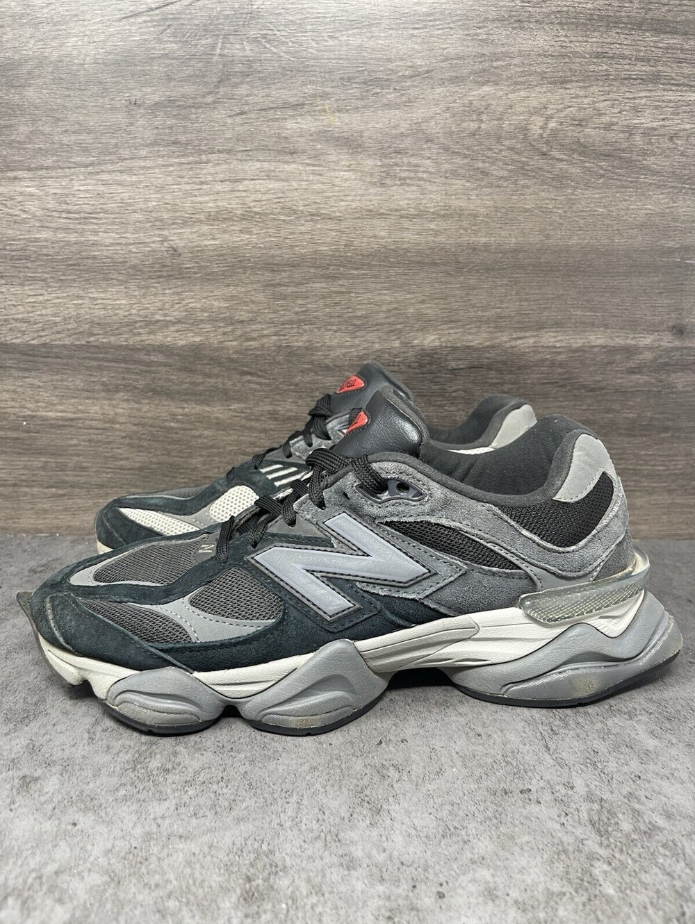 New Balance 9060 Size 8.5 Mens 10 Womens Black Castlerock Grey ABZORB Sneakers